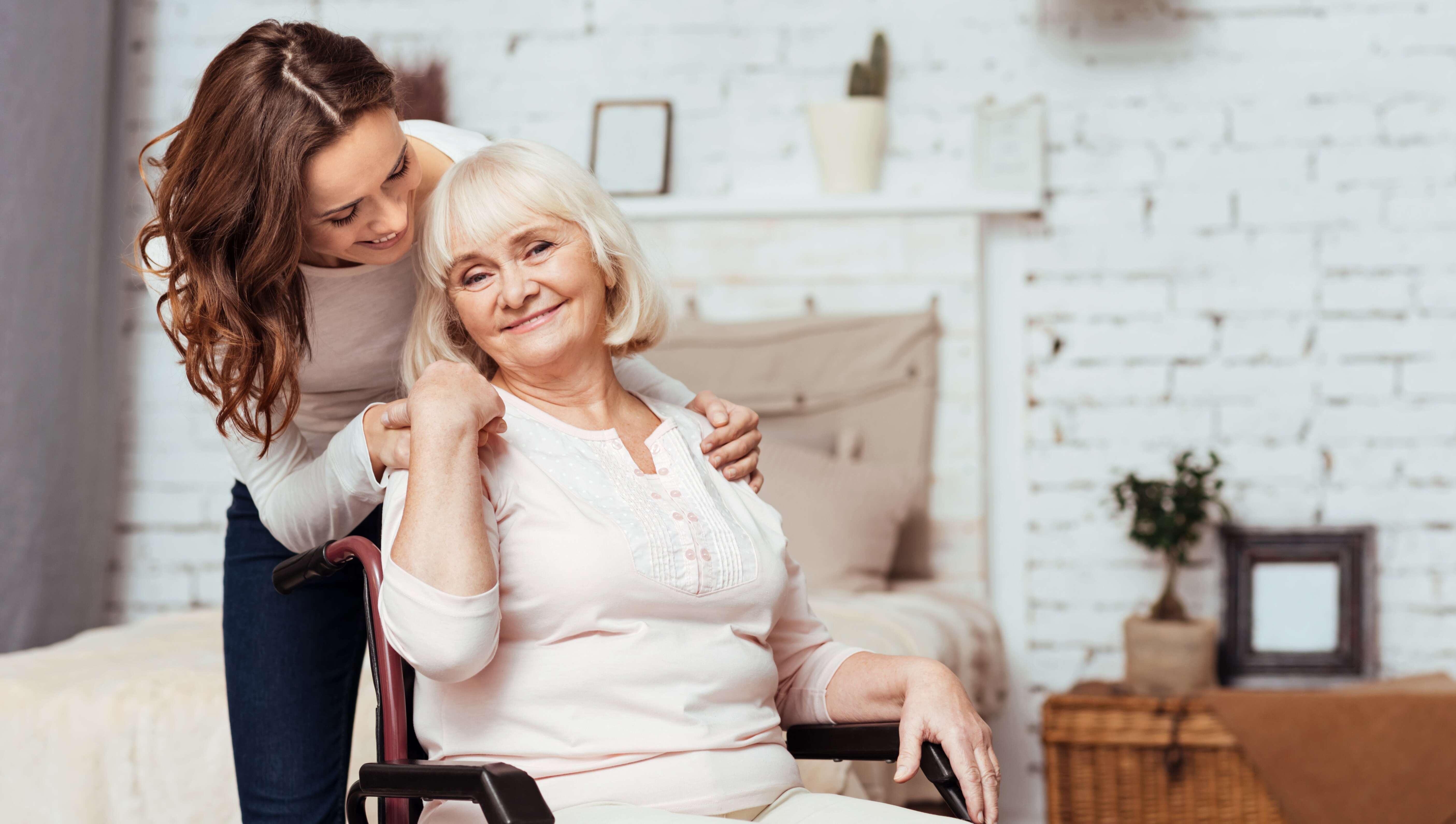 Home Care Franchise | Older Woman Hug