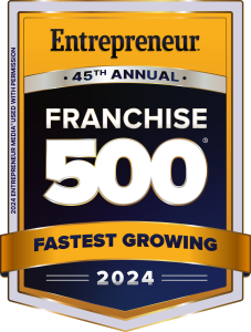 SYNERGY HomeCare Entrepreneur Franchise 500 Fastest Growing 2024 Badge