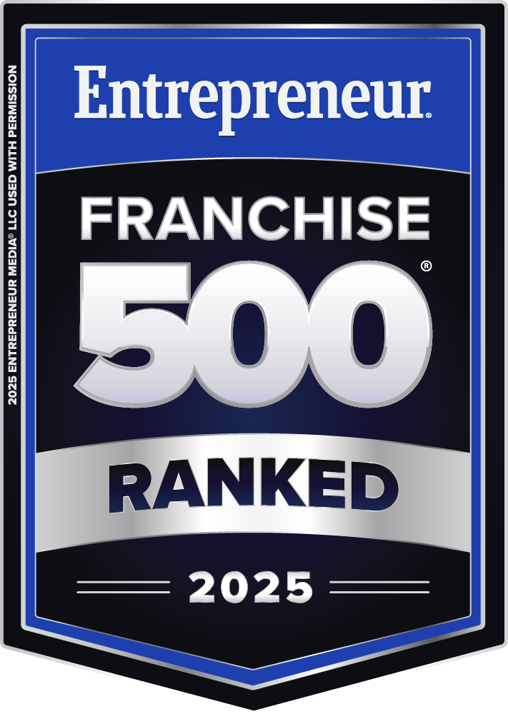 SYNERGY HomeCare Entrepreneur Franchise 500 Ranked Badge 2025